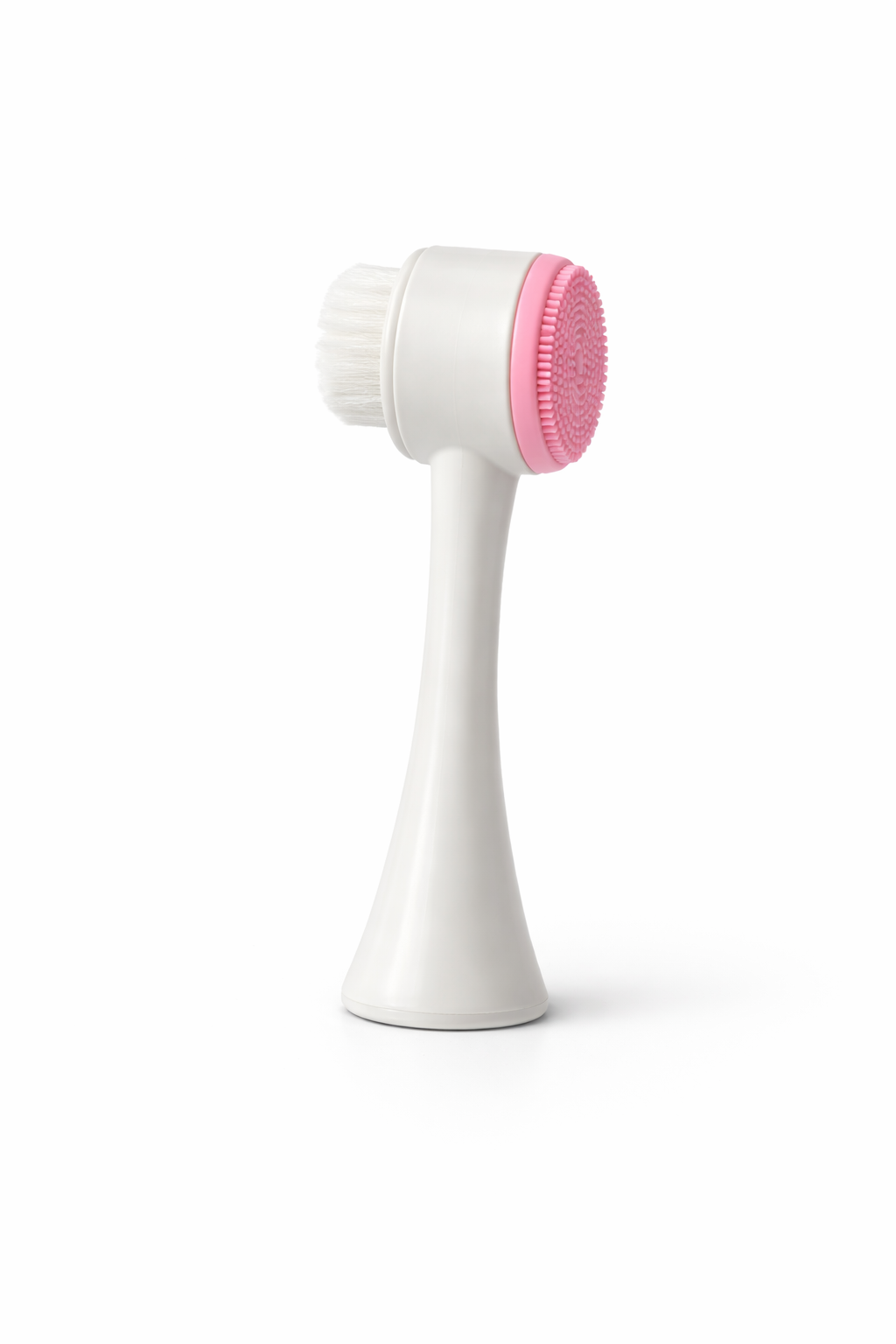 Dual-Sided 2-in-1 Facial Cleansing Brush (Pink and Mint Green)