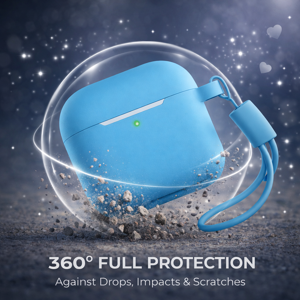 Silicone AirPods Case - Blue
