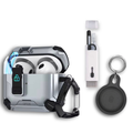 Locking AirPods Case Bundle - Grey and Black