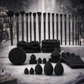 Ultimate Makeup Brush Collection (34-Piece) - Black