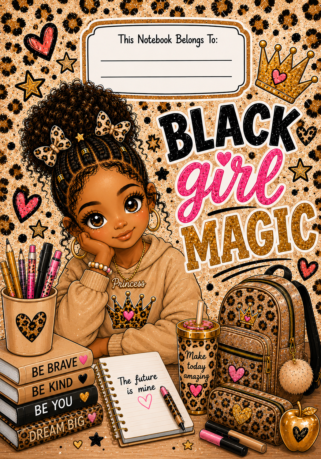 BLACK GIRL MAGIC Composition Notebooks