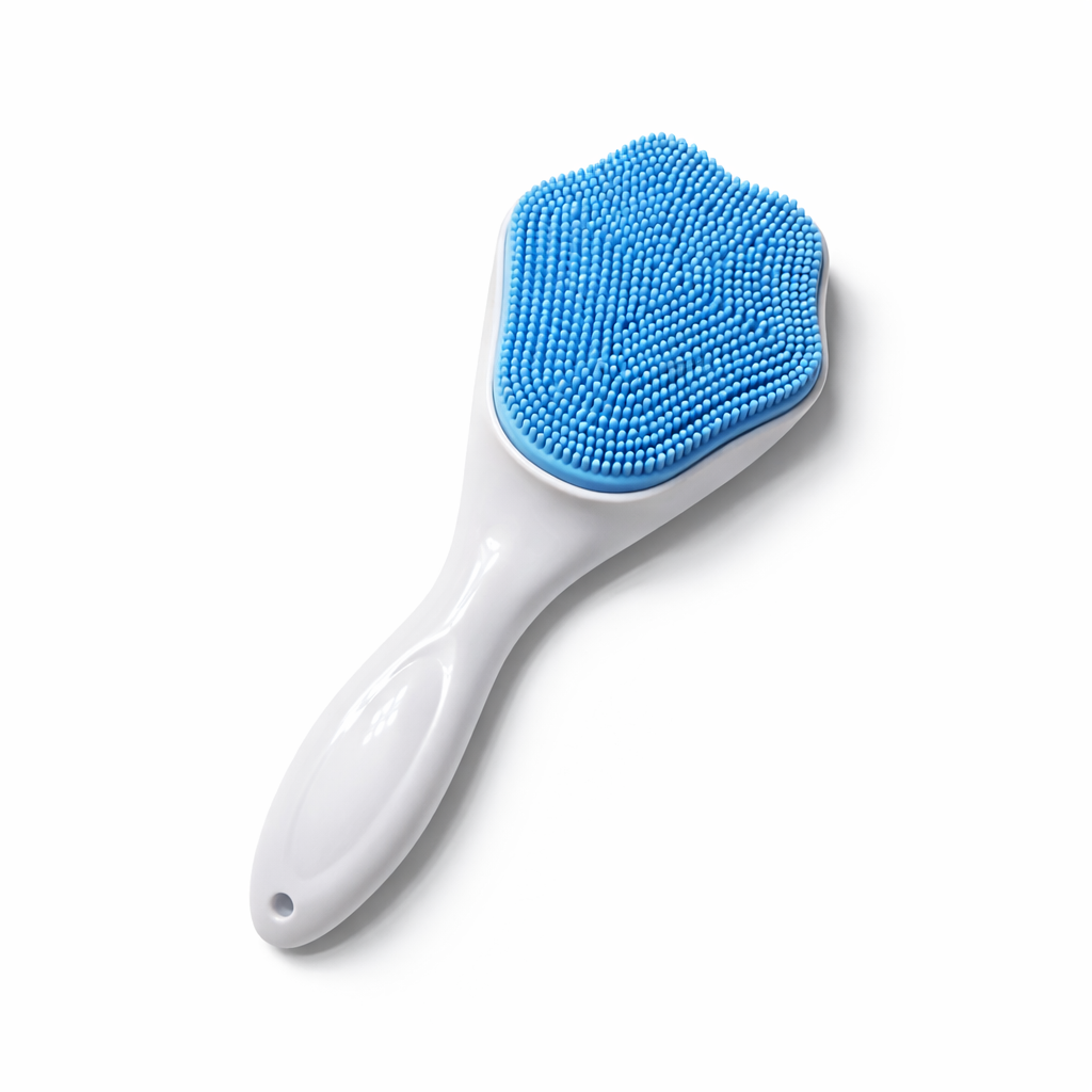 Deep Clean Exfoliating Brush Set (2pack) (Pink and Blue)