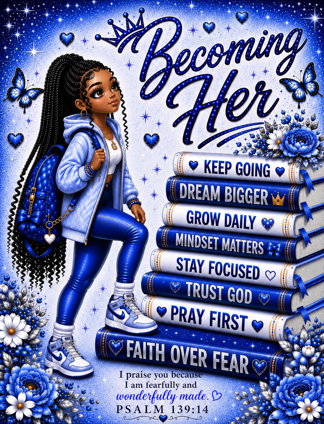 Becoming HER Inspirational Composition Notebooks