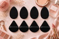 Triangle Puff and MIni Finger Puff Set 8pc