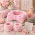 Spa Headband and Wristband Set