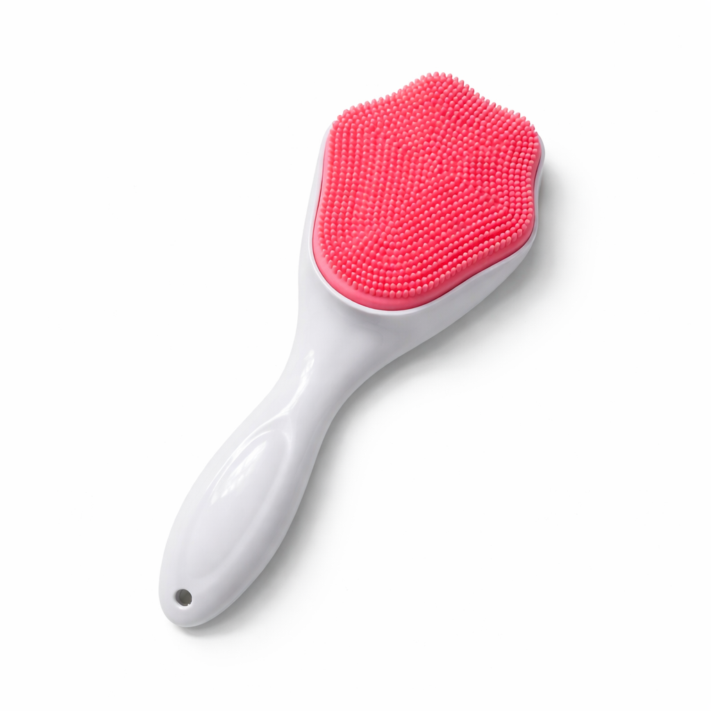 Deep Clean Exfoliating Brush Set (2pack) (Pink and Blue)