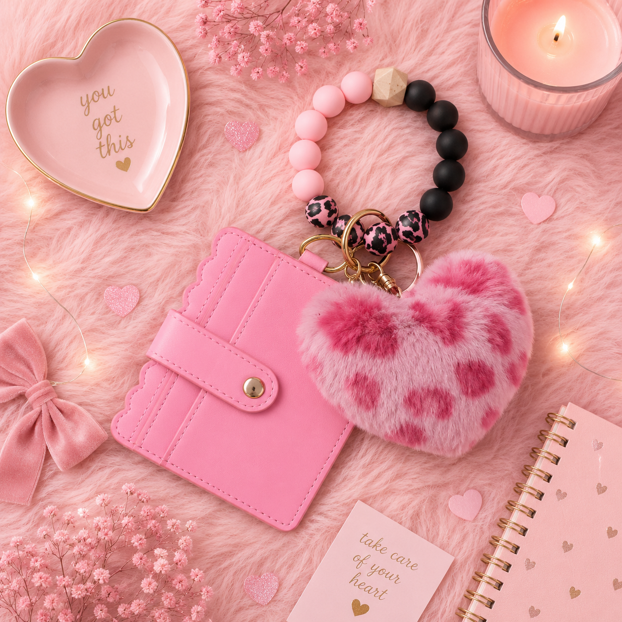 Wallet Bracelet Keychain