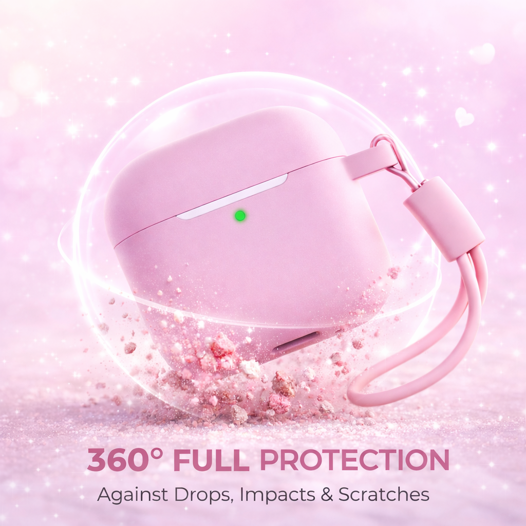Silicone AirPods Case - Pink