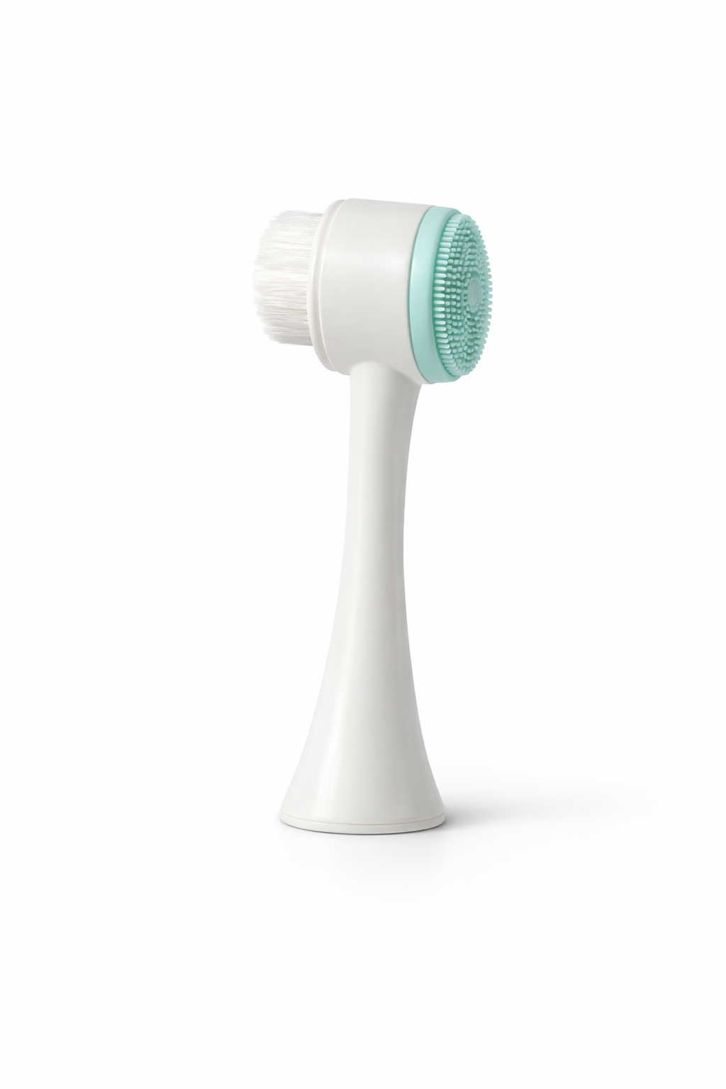 Dual-Sided 2-in-1 Facial Cleansing Brush (Pink and Mint Green)