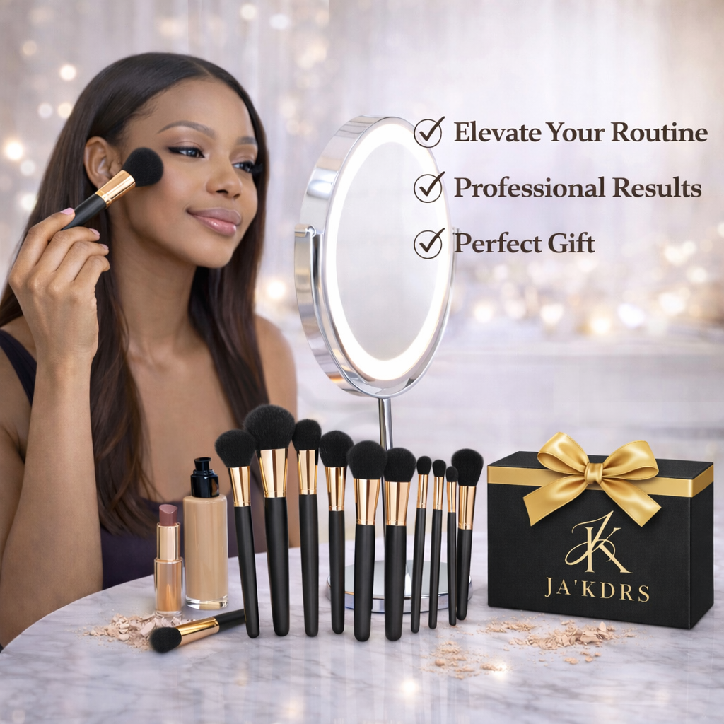Ultimate Makeup Brush Collection (34-Piece) - Black