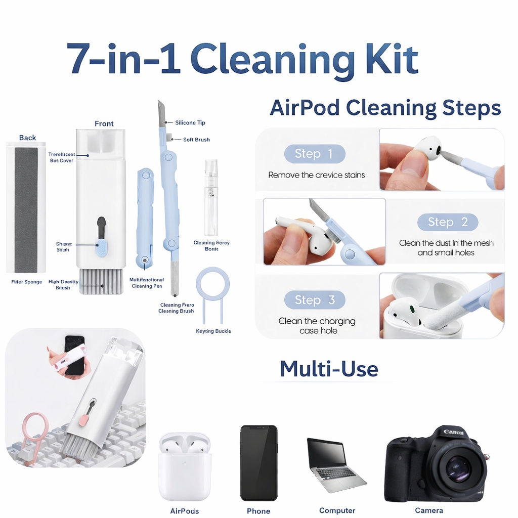 7-in-1 Tech Cleaning Kit