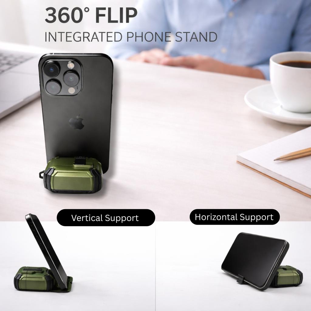 Locking AirPods Case - Army Green