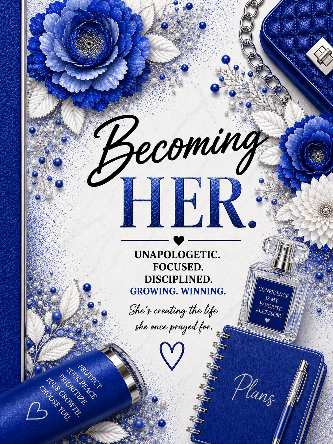 Becoming HER Inspirational Composition Notebooks