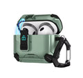 Locking AirPods Case - Apple Green and Black