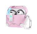 Locking AirPods Case - Pink and White